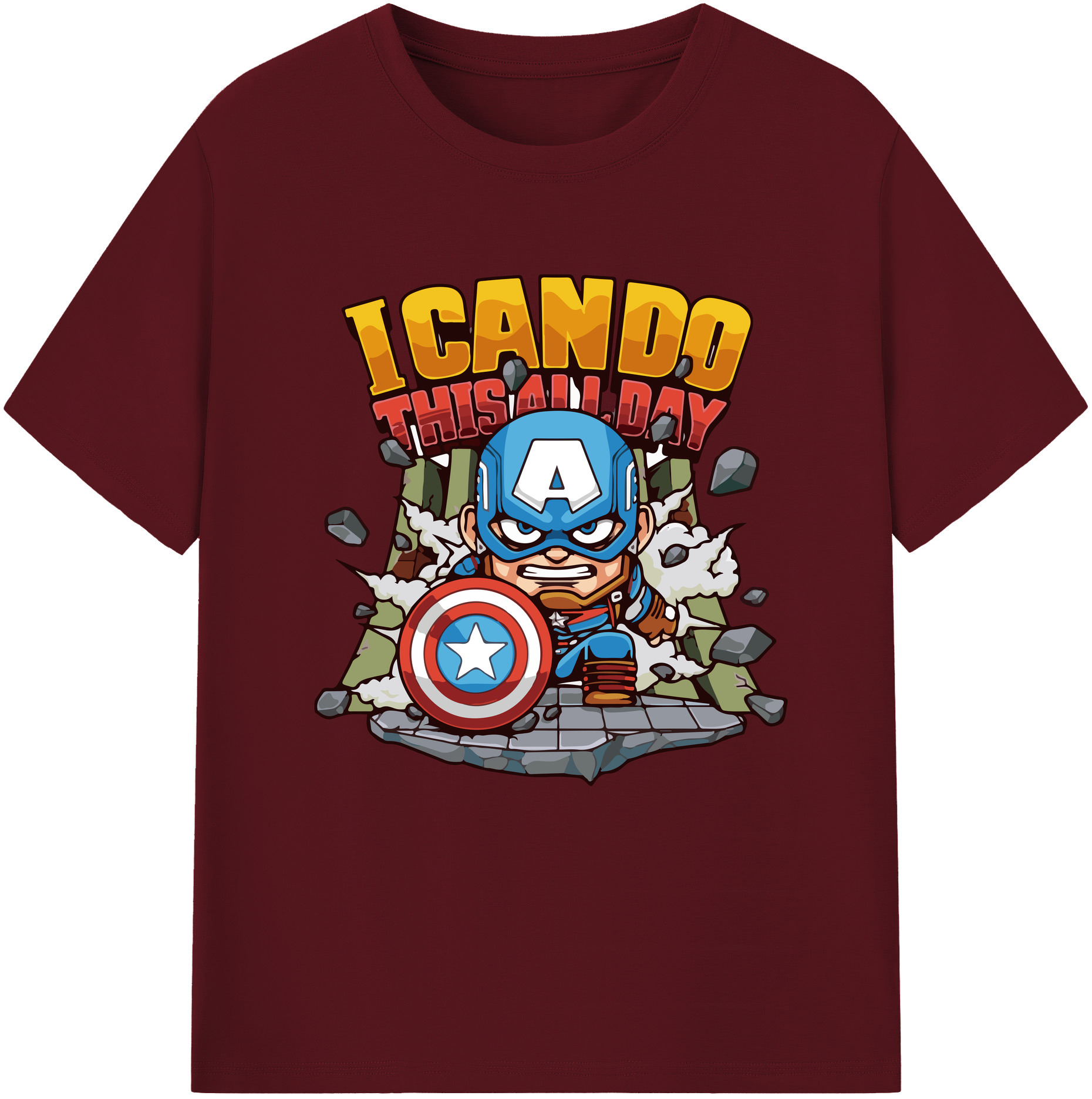 （画像用） アベンジャーズ The Avengers 綿100％半袖Tシャツ（フロントプリント）